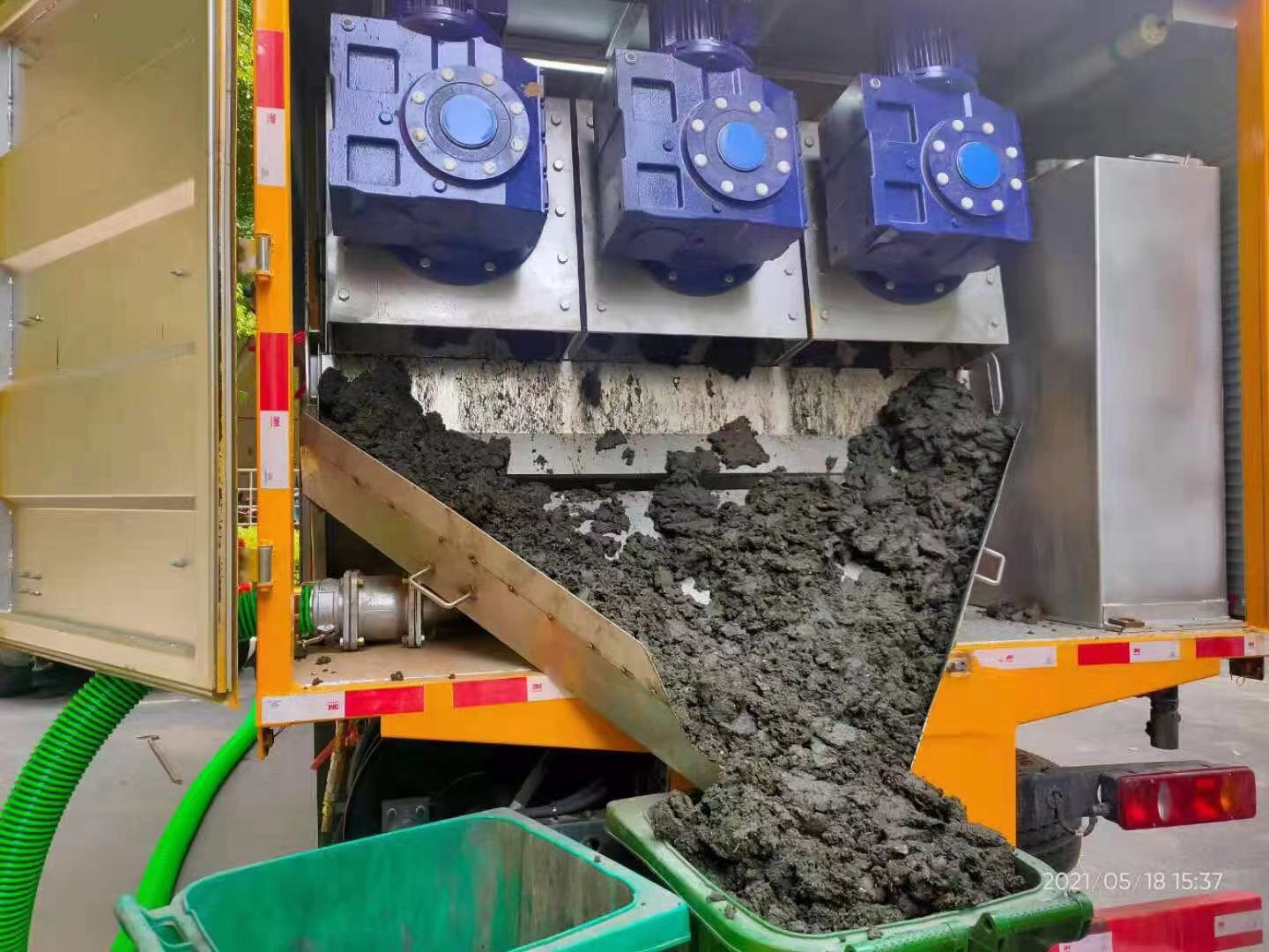 美溪化粪池清掏城市维护站-泥浆净化干湿分离处理